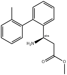 METHYL (3R)-3-AMINO-3-[2-(2-METHYLPHENYL)PHENYL]PROPANOATE Struktur