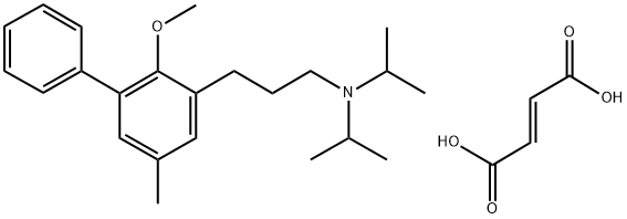 2-METHOXY-5-METHYL-N,N-BIS(1-METHYLETHYL)-3-PHENYLBENZENE PROPANAMINEFUMARATE Struktur