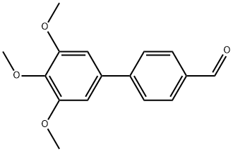 3',4',5'-TRIMETHOXY-BIPHENYL-4-CARBALDEHYDE Struktur