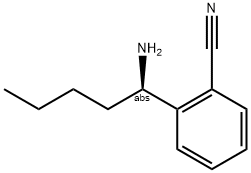 2-((1R)-1-AMINOPENTYL)BENZENECARBONITRILE Struktur