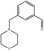 4-(3-CARBOXALDEHYDEBENZYL)THIOMORPHOLINE Struktur