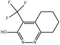 3-HYDROXY-5,6-TETRAMETHYLENE-4-(TRIFLUOROMETHYL)PYRIDAZINE Struktur