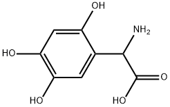 AMINO-(2,4,5-TRIHYDROXY-PHENYL)-ACETIC ACID Struktur