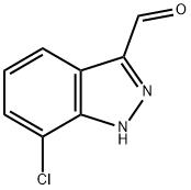 7-CHLORO-3-(1H)INDAZOLE CARBOXALDEHYDE Struktur