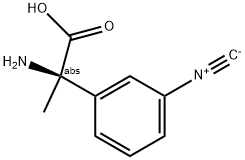 (2R)-2-AMINO-2-(3-ISOCYANOPHENYL)PROPANOIC ACID Struktur