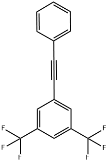 3,5-BIS(TRIFLUOROMETHYL)DIPHENYLACETYLENE Struktur