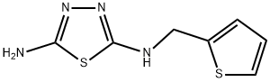 N-(THIEN-2-YLMETHYL)-1,3,4-THIADIAZOLE-2,5-DIAMINE Struktur