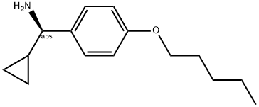 (1R)CYCLOPROPYL(4-PENTYLOXYPHENYL)METHYLAMINE Struktur