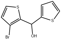 3-BROMO-2-THIENYL-(2-THIENYL)METHANOL Struktur