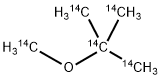 METHYL-T-BUTYL ETHER (UL-14C) Struktur