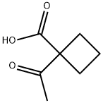 1-ACETYL-CYCLOBUTANECARBOXYLIC ACID Struktur