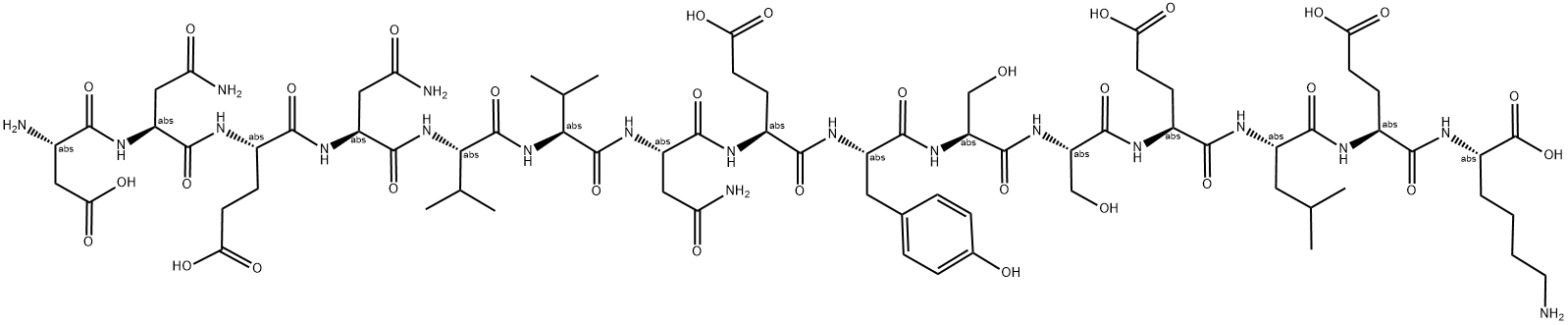 BETA-FIBRINOGEN PRECURSOR FRAGMENT [HOMO SAPIENS] Struktur