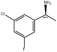 (1S)-1-(5-CHLORO-3-FLUOROPHENYL)ETHYLAMINE Struktur