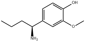 4-((1S)-1-AMINOBUTYL)-2-METHOXYPHENOL Struktur