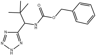 BENZYL [2,2-DIMETHYL-1-(2H-TETRAZOL-5-YL)PROPYL]CARBAMATE Struktur