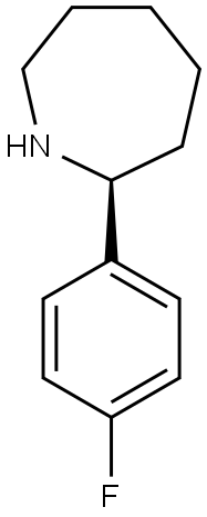 (S)-2-(4-FLUOROPHENYL)AZEPANE Struktur