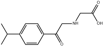 ([2-(4-ISOPROPYLPHENYL)-2-OXOETHYL]AMINO)ACETIC ACID Struktur