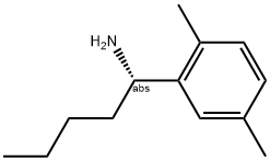 (1S)-1-(2,5-DIMETHYLPHENYL)PENTYLAMINE Struktur