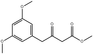 4-(3,5-DIMETHOXY-PHENYL)-3-OXO-BUTYRIC ACID METHYL ESTER Struktur