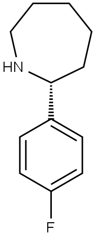 (R)-2-(4-FLUOROPHENYL)AZEPANE Struktur