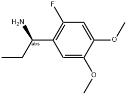 (1R)-1-(2-FLUORO-4,5-DIMETHOXYPHENYL)PROPYLAMINE Struktur