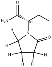 LEVETIRACETAM-D6 Struktur