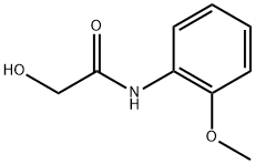 2-HYDROXY-N-(2-METHOXYPHENYL)ACETAMIDE Struktur