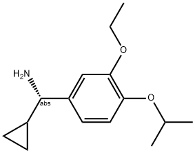 (1S)CYCLOPROPYL[3-ETHOXY-4-(METHYLETHOXY)PHENYL]METHYLAMINE Struktur