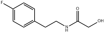 N-[2-(4-FLUOROPHENYL)ETHYL]-2-HYDROXYACETAMIDE Struktur