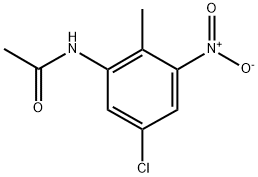 2-(ACETYL)AMINO-4-CHLORO-6-NITROTOLUENE Struktur