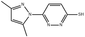 6-(3,5-DIMETHYL-1H-PYRAZOL-1-YL)PYRIDAZINE-3-THIOL Struktur