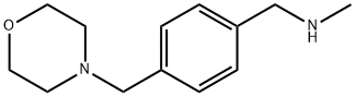 METHYL-(4-MORPHOLIN-4-YLMETHYL-BENZYL)-AMINE Struktur