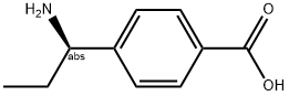 4-((1R)-1-AMINOPROPYL)BENZOIC ACID Struktur