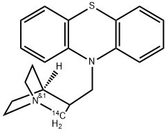 MEQUITAZINE, [2-14C]- Struktur