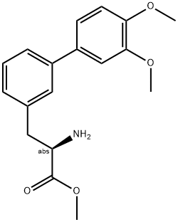 METHYL (2R)-2-AMINO-3-[3-(3,4-DIMETHOXYPHENYL)PHENYL]PROPANOATE Struktur