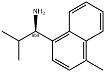 (1R)-2-METHYL-1-(4-METHYLNAPHTHYL)PROPYLAMINE Struktur