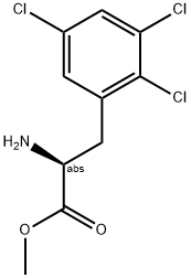 METHYL (2S)-2-AMINO-3-(2,3,5-TRICHLOROPHENYL)PROPANOATE Struktur