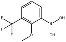 2-METHOXY-3-(TRIFLUOROMETHYL)PHENYLBORONIC ACID Struktur