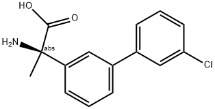 (2R)-2-AMINO-2-[3-(3-CHLOROPHENYL)PHENYL]PROPANOIC ACID Struktur