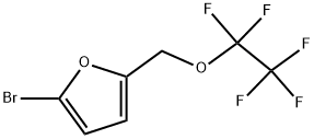 2-BROMO-5-[(PENTAFLUOROETHOXY)METHYL]FURAN Struktur