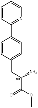 METHYL (2S)-2-AMINO-3-(4-(2-PYRIDYL)PHENYL)PROPANOATE Struktur