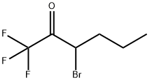 3-BROMO-1,1,1-TRIFLUORO-HEXAN-2-ONE Struktur