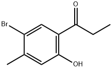 5'-BROMO-2'-HYDROXY-4'-METHYLPROPIOPHENONE Struktur