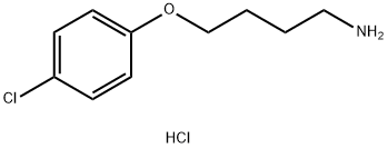 4-(4-CHLOROPHENOXY)BUTAN-1-AMINE HYDROCHLORIDE Struktur