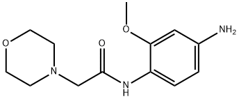 N-(4-AMINO-2-METHOXY-PHENYL)-2-MORPHOLIN-4-YL-ACETAMIDE Struktur