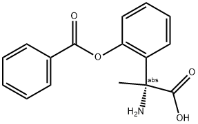 (2R)-2-AMINO-2-(2-PHENYLCARBONYLOXYPHENYL)PROPANOIC ACID Struktur