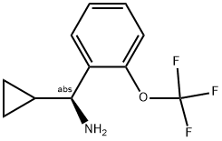 (1S)CYCLOPROPYL[2-(TRIFLUOROMETHOXY)PHENYL]METHYLAMINE Struktur