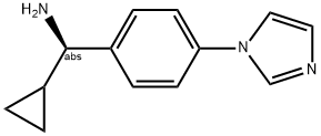 (1R)CYCLOPROPYL(4-IMIDAZOLYLPHENYL)METHYLAMINE Struktur