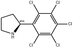 (2S)-2-(2,3,4,5,6-PENTACHLOROPHENYL)PYRROLIDINE Struktur