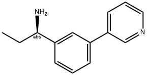 (1R)-1-(3-(3-PYRIDYL)PHENYL)PROPYLAMINE Struktur